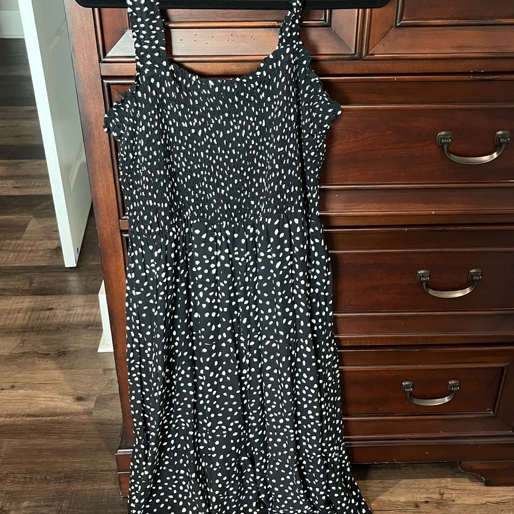 Beachlunchlounge Polka Dot Dress EUC